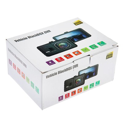 Видеорегистратор, HD 1920×1080P, TFT 3.0, обзор 140°