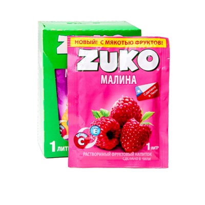 Растворимый напиток ZUKO Малина  25г*12шт*