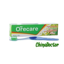 Зубная паста + зубная щетка "Orecare" фирмы Тяньши