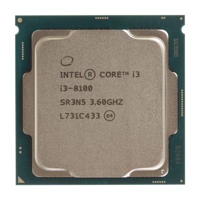 Процессор Intel Original Core i3 8100 Soc-1151v2, 3.6GHz/Intel UHD Graphics 630, Box