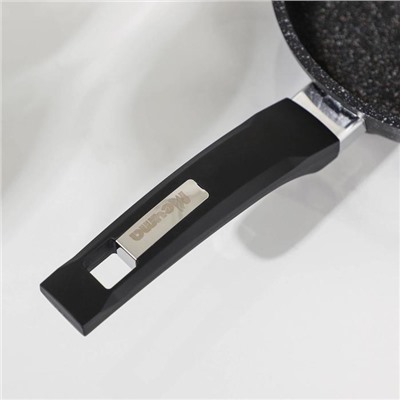 Сковорода «Гранит Star», d=18 см, пластиковая ручка, антипригарное покрытие, цвет чёрный