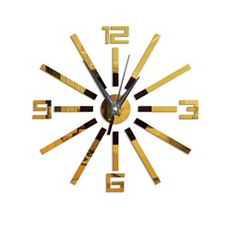 Наклейка - настенные часы для интерьера GZ035