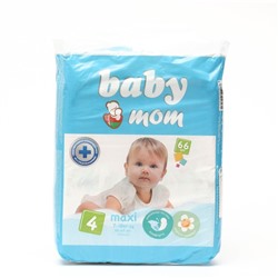 Подгузники для детей  «Baby Mom»  4,(7-18),  66 шт