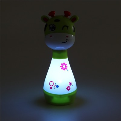 Развивающая игрушка - ночник «Жирафик», световые эффекты, приятные мелодии