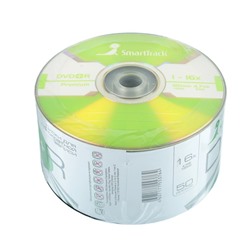 Диск DVD+R SmartTrack, 16x, 4,7 Гб, Спайка, 50 шт