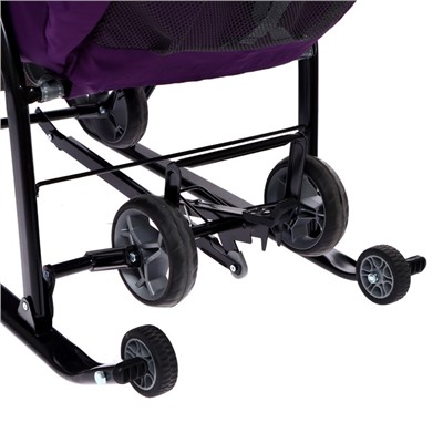 Санки-коляска «Ника Детям 7-5SK», цвет черничный