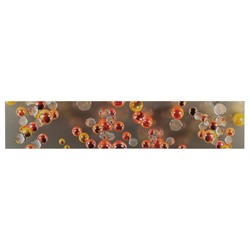 Кухонный фартук "Оранжевые пузырьки" (фотопечать) 3000х600 мм