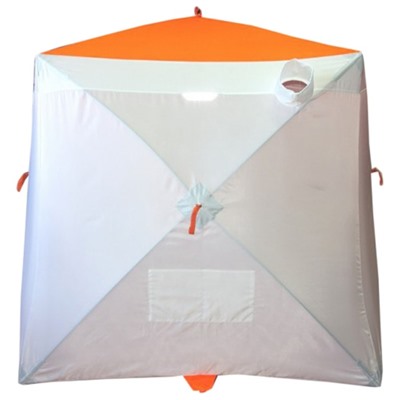 Палатка МrFisher 200, цвет белый/оранжевый, в упаковке, без чехла