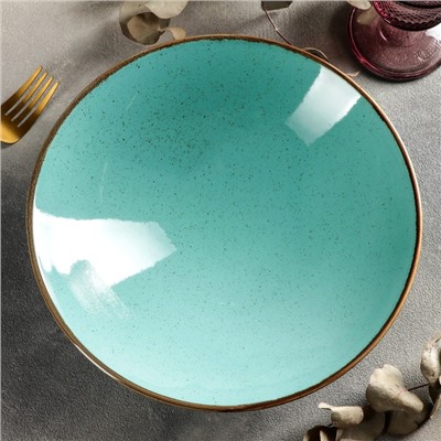 Салатник Turquoise, 850 мл, d=26 см, цвет бирюзовый