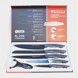 Ножи Kelli KL-2126 антибактериальным покрытием (10)