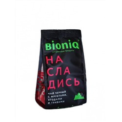 Чай черный "Насладись" с фруктами, ягодами и травами "BioniQ" 50 г.