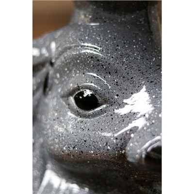 Статуэтка-подставка "Слон", серый гранит, 61 см