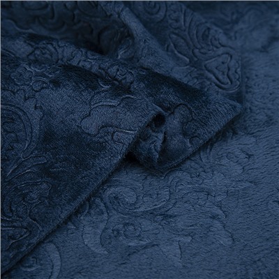 Ткань на отрез велсофт Orrizonte 300 гр/м2 200 см 3070 цвет синий