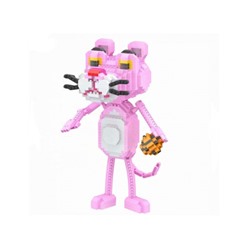 Конструктор Micro brick pink tiger