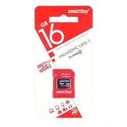 Micro SDHC карта памяти 16ГБ SmartBay Class 10 UHS-I