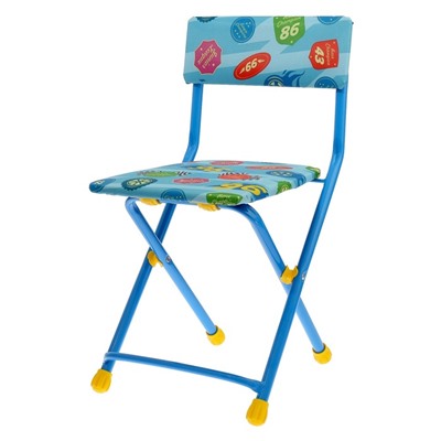 Детский стульчик, мягкий, моющийся, складной, цвета МИКС