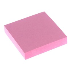 Блок с липким краем 51мм*51мм 100л пастель розовый