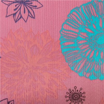 Набор штор "Экономь и Я" 145х250 см - 2 шт., Цветы на красном, полиэфир