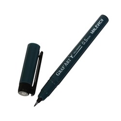 Ручка капиллярная Malevich Graf'Art пулевидная XS 0.5 мм, чёрный 196202