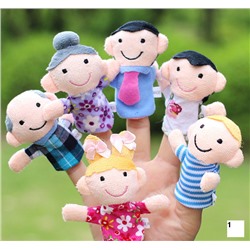 Набор игрушек на пальцы "Куклы" 6 шт. MR127