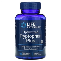 Life Extension, Optimized Tryptophan Plus, 90 вегетарианских капсул