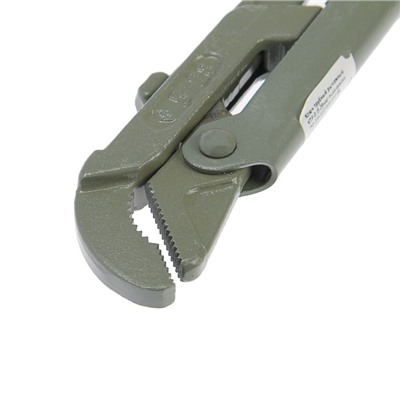 Ключ трубный "НИЗ", рычажный, №0, раскрытие губ 5-28 мм, 45°, изогнутые губы, №0