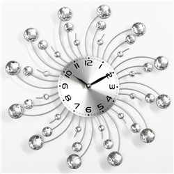 Часы настенные, серия: Ажур, "Каллифея", плавный ход, d=13 см, 33 х 33 см