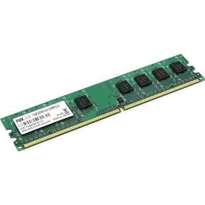 Память Foxline DIMM 1GB FL800D2U50-1G, FL800D2U6-1G, FL800D2U5-1G 800 DDR2, CL5, 128х8