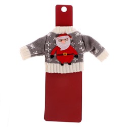 Одежда на бутылку «Новогодний свитер», виды МИКС