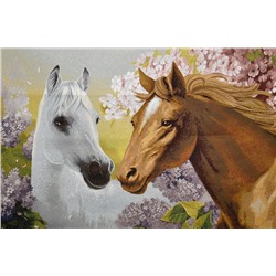Пара лошадей- гобеленовая картина