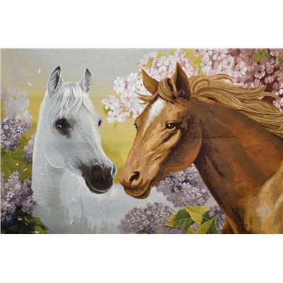Пара лошадей- гобеленовая картина