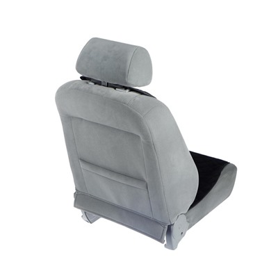 Накидка на переднее сиденье, велюр, размер 55 х 130 см, черный, широкое сиденье