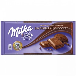 Шоколад Milka Dessert Au Chocolate 100гр(плитка) (Германия) арт. 816135