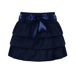 Синяя школьная юбка для девочки 80272-ДШ19