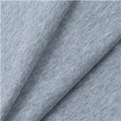 Ткань на отрез рибана с лайкрой М-2000 серый меланж