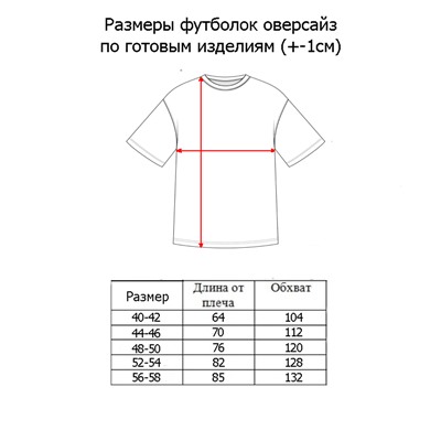 2881 Футболка подростковая оверсайз