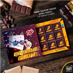 Кэт 9, СОВЕТЫ, молочный шоколад, 45 гр. TM Chokocat