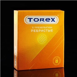 Презервативы «Torex» ребристые, 3 шт.