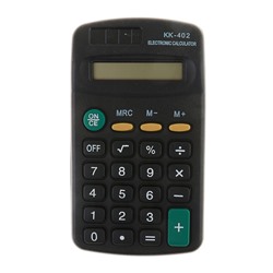 Калькулятор карманный, 8-разрядный, KK-402, работает от батарейки