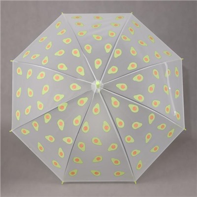 Зонт - трость полуавтоматический, «Fruit boom», 8 спиц, R = 47 см, цвет МИКС
