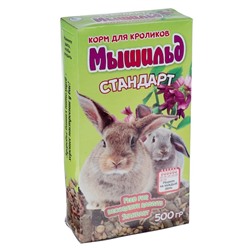 Корм зерновой  «Мышильд стандарт» для декоративных кроликов, 500 г, коробка