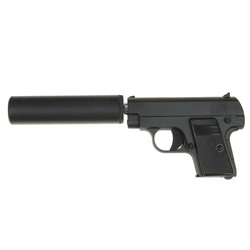 Пистолет пружинный Galaxy Colt 25 G.9A мини с глушителем