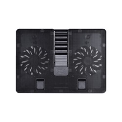 Подставка для ноутбука Deepcool U PAL (U-PAL) 15.6" 26.3дБ 1xUSB 2x 140ммFAN ABS черная