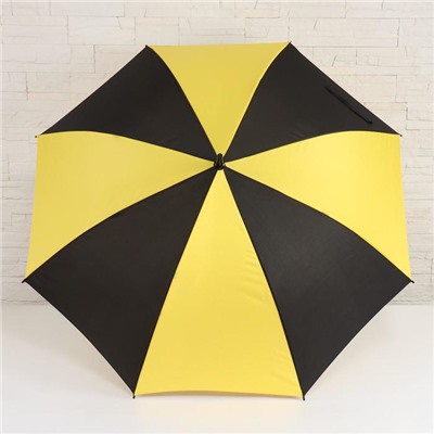 Зонт - трость полуавтоматический, ветроустойчивый, 8 спиц, R = 58 см, цвет МИКС