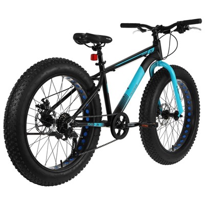 Велосипед 24" Progress Romen MD RUS, цвет черный/голубой, размер рамы 15"