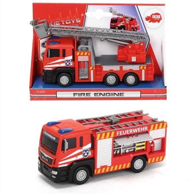 Dickie Toys  3712008 Пожарная машина, 2в., 17см, nb, 6/36