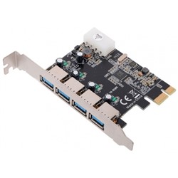 Контроллер PCI-E VIA VL805 4xUSB3.0 Bulk