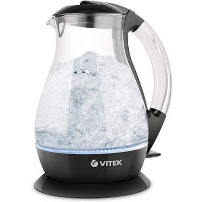 Чайник электрический Vitek VT-1105TR, 2200 Вт, 1.7 л, черный