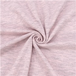 Ткань на отрез кулирка кармеланж М-2007 цвет розовый