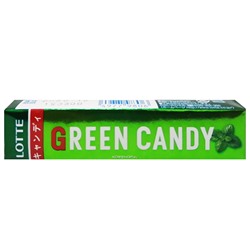 Леденцы Мятная Карамель Green Candy Lotte, Япония, 44 г